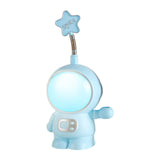 Maxbell Dimmable Astronaut Night Light Girls Creative for Bedside Kids Nursery Blue