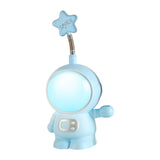 Maxbell Dimmable Astronaut Night Light Girls Creative for Bedside Kids Nursery Blue