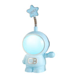 Maxbell Dimmable Astronaut Night Light Girls Creative for Bedside Kids Nursery Blue