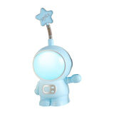 Maxbell Dimmable Astronaut Night Light Girls Creative for Bedside Kids Nursery Blue
