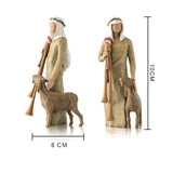 Maxbell Nativity Scene Statue Manger Figurine Artwork Crafts for Bedroom Decor 1pcs