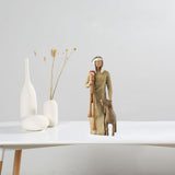 Maxbell Nativity Scene Statue Manger Figurine Artwork Crafts for Bedroom Decor 1pcs