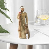 Maxbell Nativity Scene Statue Manger Figurine Artwork Crafts for Bedroom Decor 1pcs