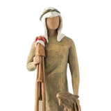 Maxbell Nativity Scene Statue Manger Figurine Artwork Crafts for Bedroom Decor 1pcs