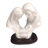 Maxbell Holy Family Statue Nativity Scene Figurine Religious Artwork for Home Decor