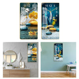 Maxbell Ceramic Wall Clock Sweep Movement Kitchen Island Landscape Hanging Clocks Aureate Tree