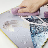 Maxbell Ceramic Wall Clock Sweep Movement Kitchen Island Landscape Hanging Clocks Aureate Tree