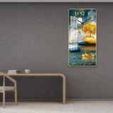 Maxbell Ceramic Wall Clock Sweep Movement Kitchen Island Landscape Hanging Clocks Aureate Tree