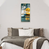 Maxbell Ceramic Wall Clock Sweep Movement Kitchen Island Landscape Hanging Clocks Aureate Tree