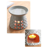 Maxbell Porcelain Oil Burner Aroma Diffuser Tealight Candle Holder Housewarming Gift