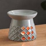 Maxbell Porcelain Oil Burner Aroma Diffuser Tealight Candle Holder Housewarming Gift