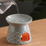 Maxbell Porcelain Oil Burner Aroma Diffuser Tealight Candle Holder Housewarming Gift