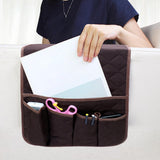 Maxbell Household Sofa Armrest Organizer Space Saving Multi Pockets for Glasses Keys