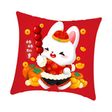 Maxbell 40x45 cm Cushion Cover Soft Traditional Throw Pillow Covers for New Year style B