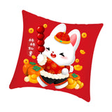 Maxbell 40x45 cm Cushion Cover Soft Traditional Throw Pillow Covers for New Year style B