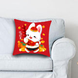 Maxbell 40x45 cm Cushion Cover Soft Traditional Throw Pillow Covers for New Year style B