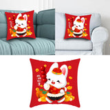 Maxbell 40x45 cm Cushion Cover Soft Traditional Throw Pillow Covers for New Year style B