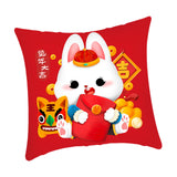 Maxbell 40x45 cm Cushion Cover Soft Traditional Throw Pillow Covers for New Year style C
