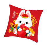 Maxbell 40x45 cm Cushion Cover Soft Traditional Throw Pillow Covers for New Year style C