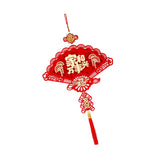 Maxbell Traditional Chinese New Year Decorations with Tassel Spring Festival Decor StyleD
