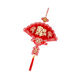 Maxbell Traditional Chinese New Year Decorations with Tassel Spring Festival Decor StyleD