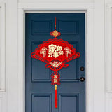 Maxbell Traditional Chinese New Year Decorations with Tassel Spring Festival Decor StyleD