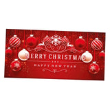 Maxbell Christmas Garage Door Banner Wall Hanging Decor for Church Home Holiday Red 200cmx150cm