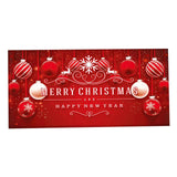 Maxbell Christmas Garage Door Banner Wall Hanging Decor for Church Home Holiday Red 400cmx180cm