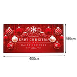 Maxbell Christmas Garage Door Banner Wall Hanging Decor for Church Home Holiday Red 400cmx180cm