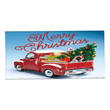 Maxbell Christmas Garage Door Banner Wall Hanging Decor for Church Home Holiday Blue 400cmx180cm