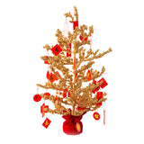 Maxbell Feng Shui Lucky Tree Ornament Desktop Pendant Decorative Sculpture Art Decor Fruit Tree