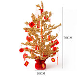 Maxbell Feng Shui Lucky Tree Ornament Desktop Pendant Decorative Sculpture Art Decor Fruit Tree