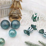 Maxbell 22x Christmas Decorative Balls Pendants Ornaments for Xmas Indoor Home Green
