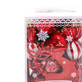 Maxbell 22x Christmas Decorative Balls Pendants Ornaments for Xmas Indoor Home Red