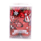 Maxbell 22x Christmas Decorative Balls Pendants Ornaments for Xmas Indoor Home Red