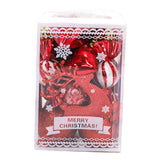 Maxbell 22x Christmas Decorative Balls Pendants Ornaments for Xmas Indoor Home Red