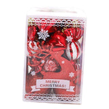 Maxbell 22x Christmas Decorative Balls Pendants Ornaments for Xmas Indoor Home Red