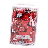 Maxbell 22x Christmas Decorative Balls Pendants Ornaments for Xmas Indoor Home Red