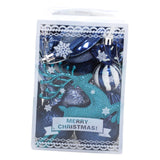 Maxbell 22x Christmas Decorative Balls Pendants Ornaments for Xmas Indoor Home Blue