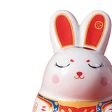 Maxbell Small Rabbit Figurine Piggy Bank Money Saving Box for Easter Gifts Girls