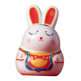 Maxbell Small Rabbit Figurine Piggy Bank Money Saving Box for Easter Gifts Girls