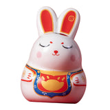 Maxbell Small Rabbit Figurine Piggy Bank Money Saving Box for Easter Gifts Girls