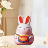 Maxbell Small Rabbit Figurine Piggy Bank Money Saving Box for Easter Gifts Girls