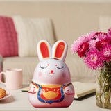 Maxbell Small Rabbit Figurine Piggy Bank Money Saving Box for Easter Gifts Girls