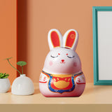 Maxbell Small Rabbit Figurine Piggy Bank Money Saving Box for Easter Gifts Girls