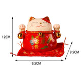 Maxbell Lucky Cat Money Bank Gift Decoration Tabletop Ornaments Office Home Decor