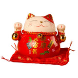 Maxbell Lucky Cat Money Bank Gift Decoration Tabletop Ornaments Office Home Decor