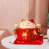 Maxbell Lucky Cat Money Bank Gift Decoration Tabletop Ornaments Office Home Decor