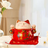 Maxbell Lucky Cat Money Bank Gift Decoration Tabletop Ornaments Office Home Decor