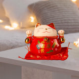 Maxbell Lucky Cat Money Bank Gift Decoration Tabletop Ornaments Office Home Decor